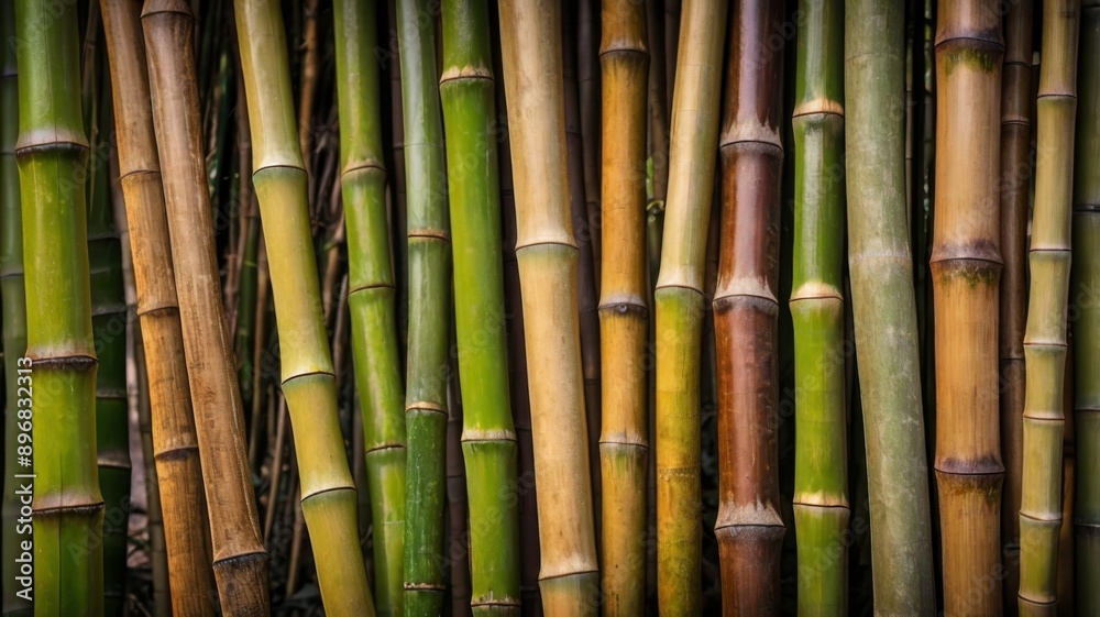 Natural bamboo background with rich, warm tones Natural bamboo background with rich, warm tones