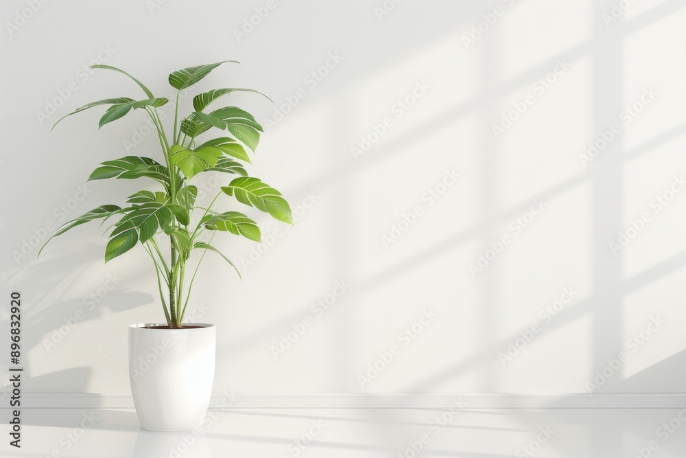 Modern Indoor Plants in Sunlit Room, Stylish indoor plants in minimalist white pots, illuminated by natural sunlight, perfect for modern home decor and interior design.
Modern Indoor Plants in Sunlit Room, Stylish indoor plants in minimalist white pots, illuminated by natural sunlight, perfect for modern home decor and interior design.
