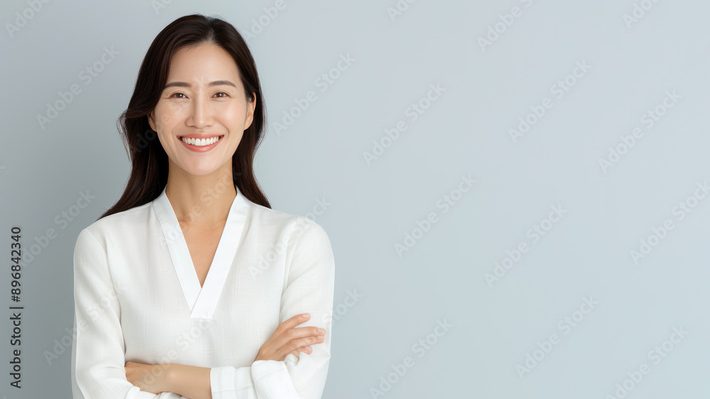Korean female smile in traditional culture dress cheongsam, ethnicity Korean female smile in traditional culture dress cheongsam, ethnicity