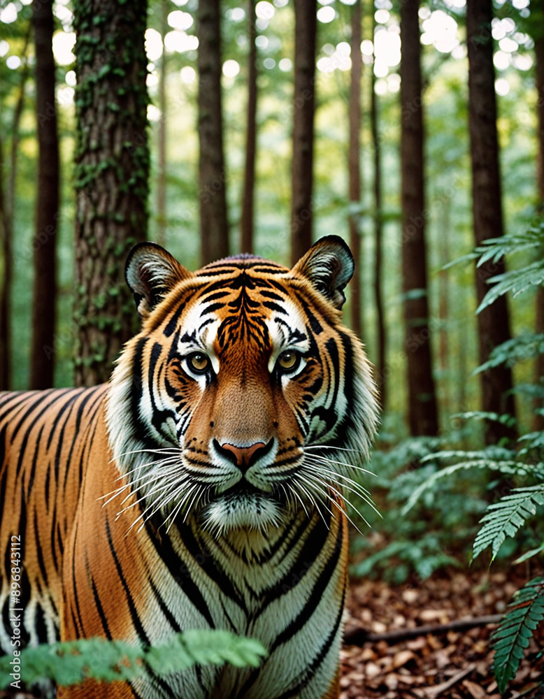 Tiger in the forest Tiger in the forest
