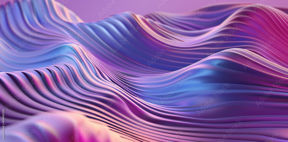 3d render of abstract background with colorful wavy lines on purple background 3d render of abstract background with colorful wavy lines on purple background