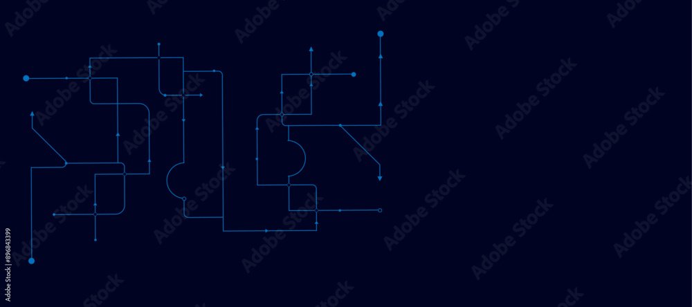 Vectors High-tech connection system on a blue background. Social networking and digital communication technology concept background Vectors High-tech connection system on a blue background. Social networking and digital communication technology concept background