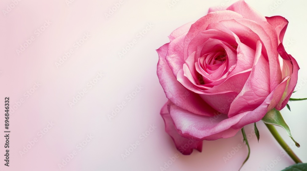 rose background with one pink peon with copyspace for text rose background with one pink peon with copyspace for text
