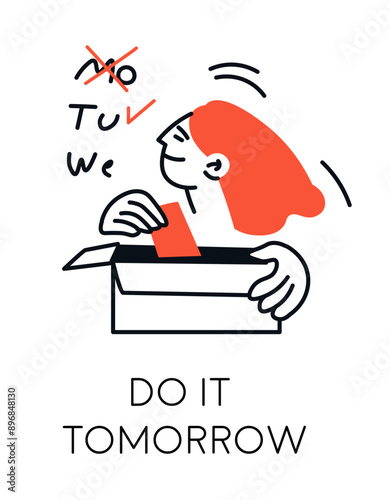 Vector illustration of a person