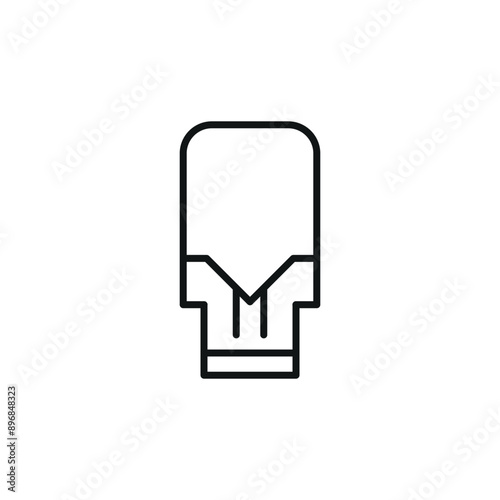 E-cigarette cartridge icon. Simple e-cigarette cartridge icon for social media, app, and web design. Vector illustration
