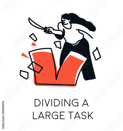 Vector illustration of a person