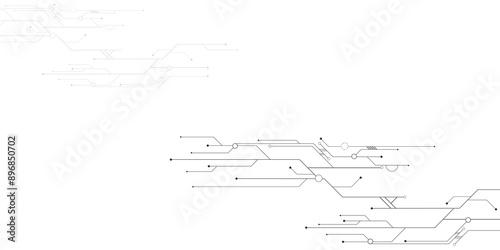 High-tech technology background. Circuit board, Abstract modern digital science technology futuristic circuit board.
