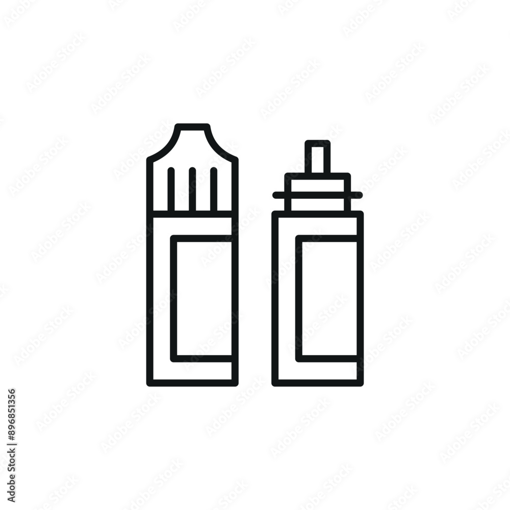 Vape juice bottles icon. Simple vape juice bottles icon for social media, app, and web design. Vector illustration Vape juice bottles icon. Simple vape juice bottles icon for social media, app, and web design. Vector illustration