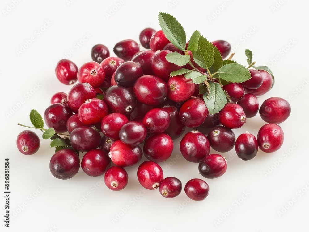 Fresh and vibrant cranberries piled together, showcasing their rich color and natural leaves, perfect for culinary and festive themes. Fresh and vibrant cranberries piled together, showcasing their rich color and natural leaves, perfect for culinary and festive themes.
