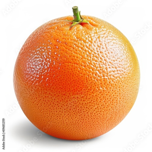 A fresh orange with a vibrant color and textured skin, perfect for healthy snacks, juices, and culinary delights.