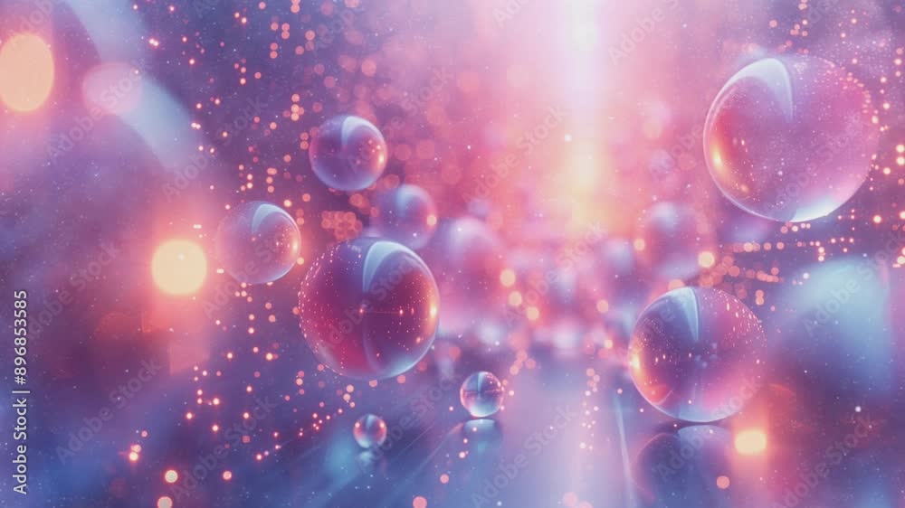 colored bubbles with light shining through them video background colored bubbles with light shining through them video background
