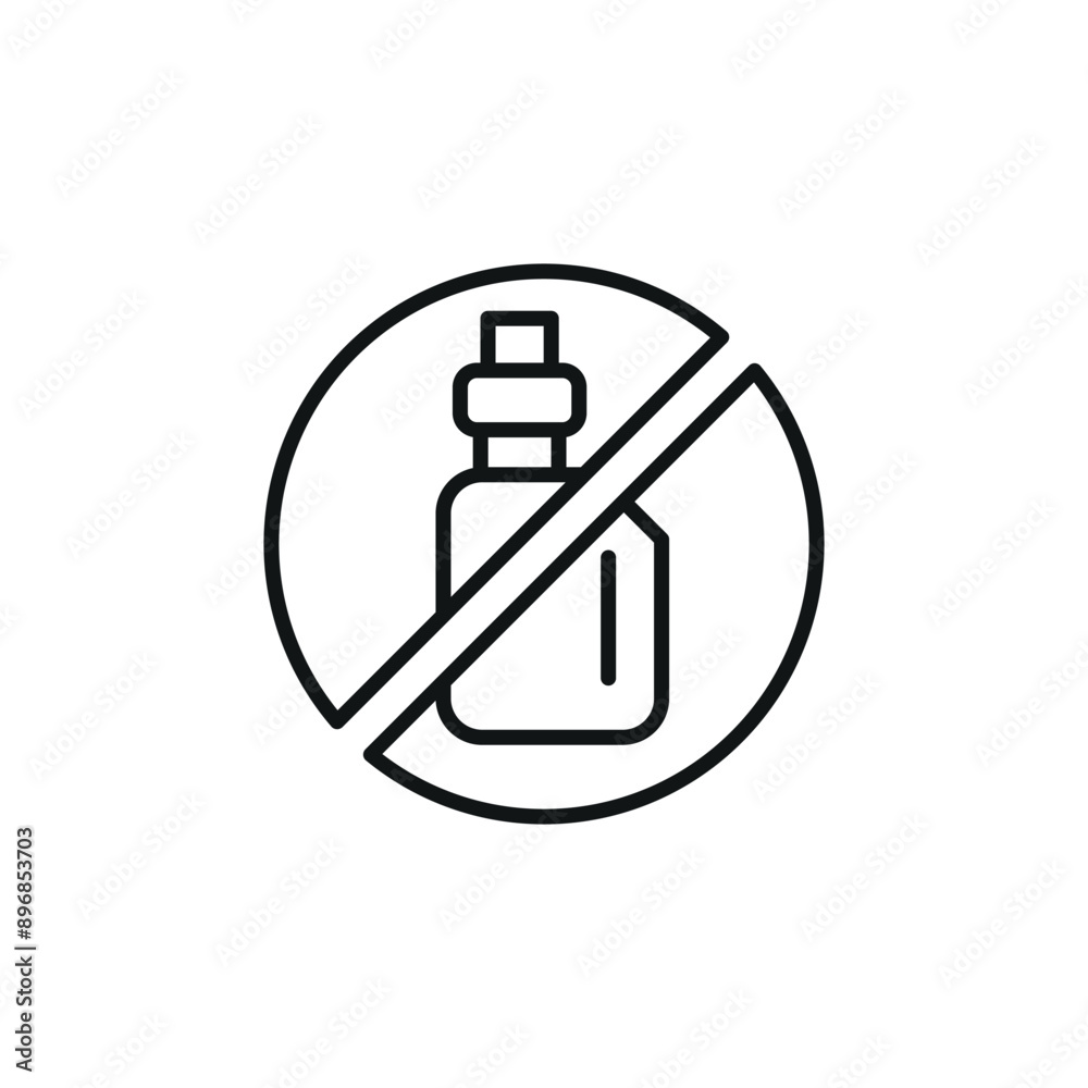 No vaping icon. Simple no vaping icon for social media, app, and web design. Vector illustration. No vaping icon. Simple no vaping icon for social media, app, and web design. Vector illustration.