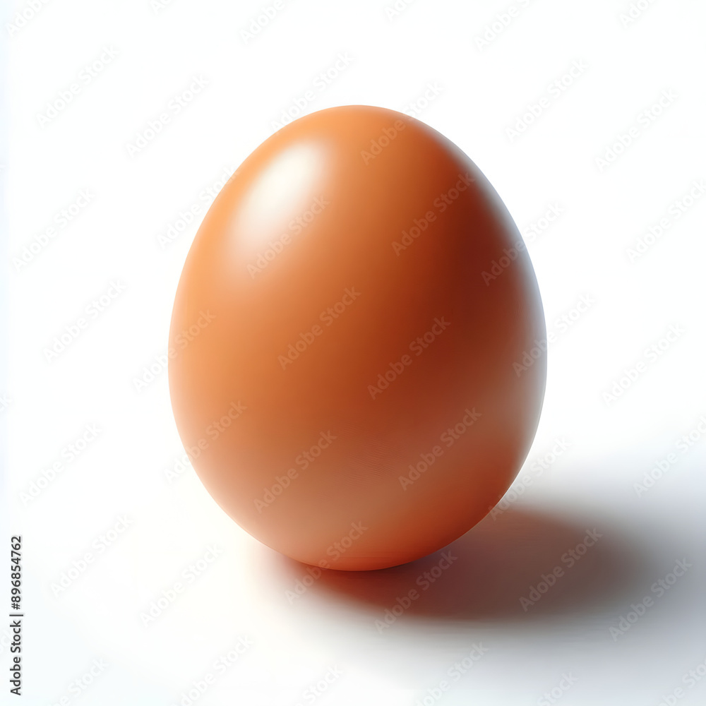 An Egg Isolated on White Background An Egg Isolated on White Background