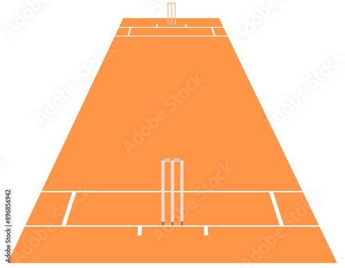 Sport Cricket stadium illustration vector Cricket Pitch vector  illustration photo