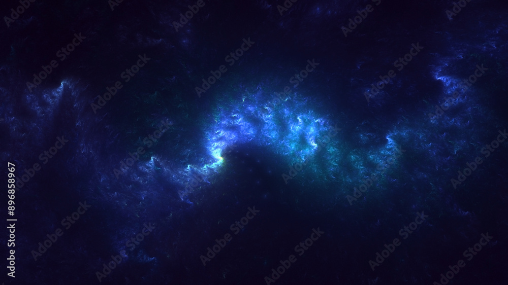 Fototapeta premium 3D manual Fractal illustration. Abstract rendering multicolor technology light background. The illustration is not generated by AI.