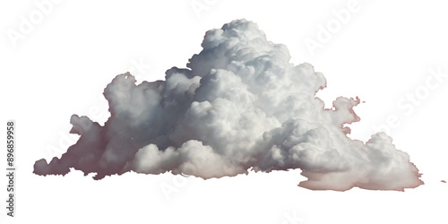 Vector soft clean fluffy clouds shapes cutout clean cumulus cloudscape cut out specials fog on transparent background.