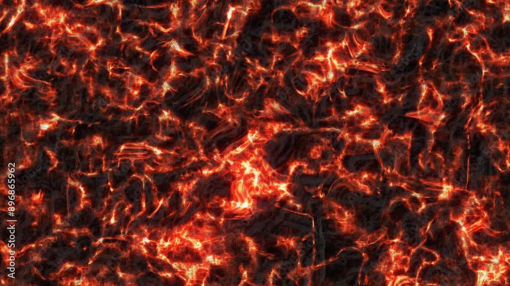 Burning Magma Lava Texture - Animation Loop Burning Magma Lava Texture - Animation Loop