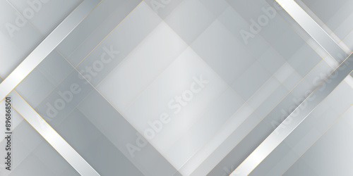 Dynamic and luxury grey Silver White Line Abstract Background, Minimal geometric white and silver abstract background with presentation concept, lines pattern for textiles, printing and screen saver.
