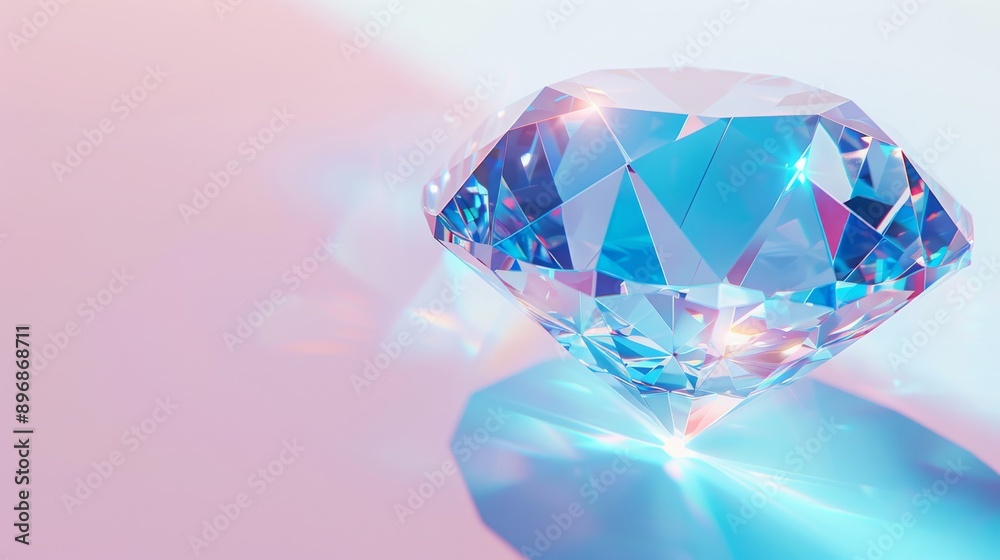 diamond abstract background with lights and bokeh diamond abstract background with lights and bokeh