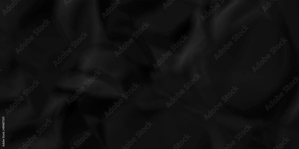 Vector Dark black crumpled old paper background. panorama craft wrinkly paper texture background, crumpled craft ripped poster and banner.
Vector Dark black crumpled old paper background. panorama craft wrinkly paper texture background, crumpled craft ripped poster and banner.