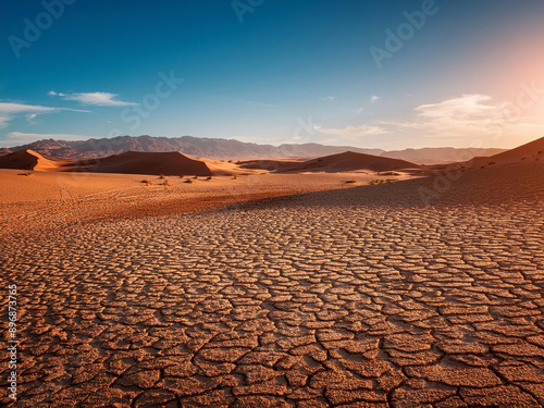 landscape in the desert