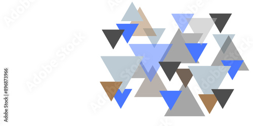 Free Download Abstract blue triangle geometric background, Modern overlap geometric texture creative design with space for your text. Suit for poster, presentation, website banner, flyer, brochure. - GFXLoad