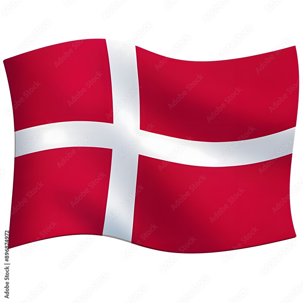 Fototapeta premium Flag: Denmark
