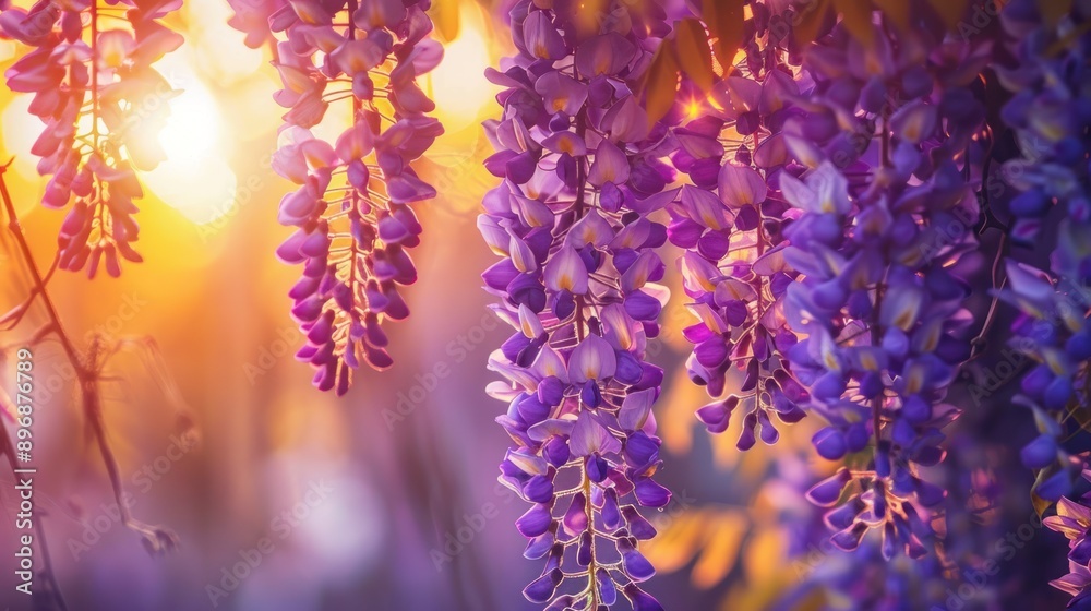 Wisteria Bloom Sunset Wisteria Bloom Sunset