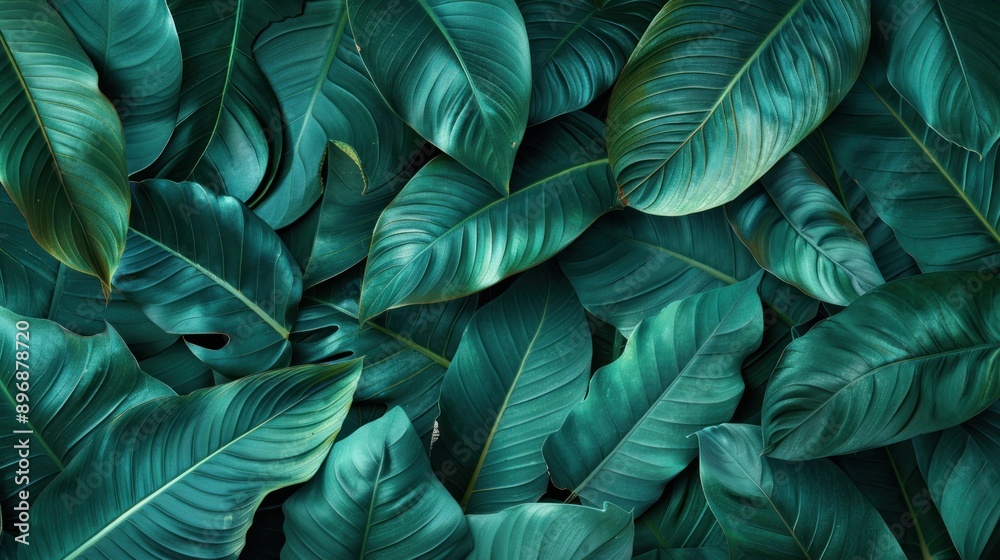 Tropical Leaves Abstract Pattern Tropical Leaves Abstract Pattern