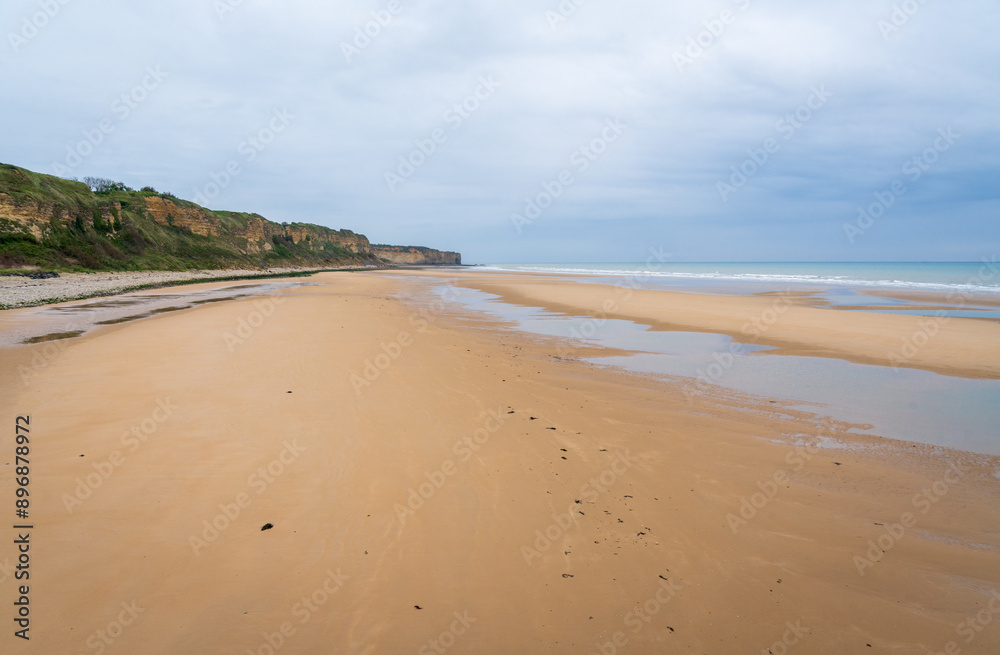 Omaha Beach Site of WWII D-Day Landing in France Omaha Beach Site of WWII D-Day Landing in France