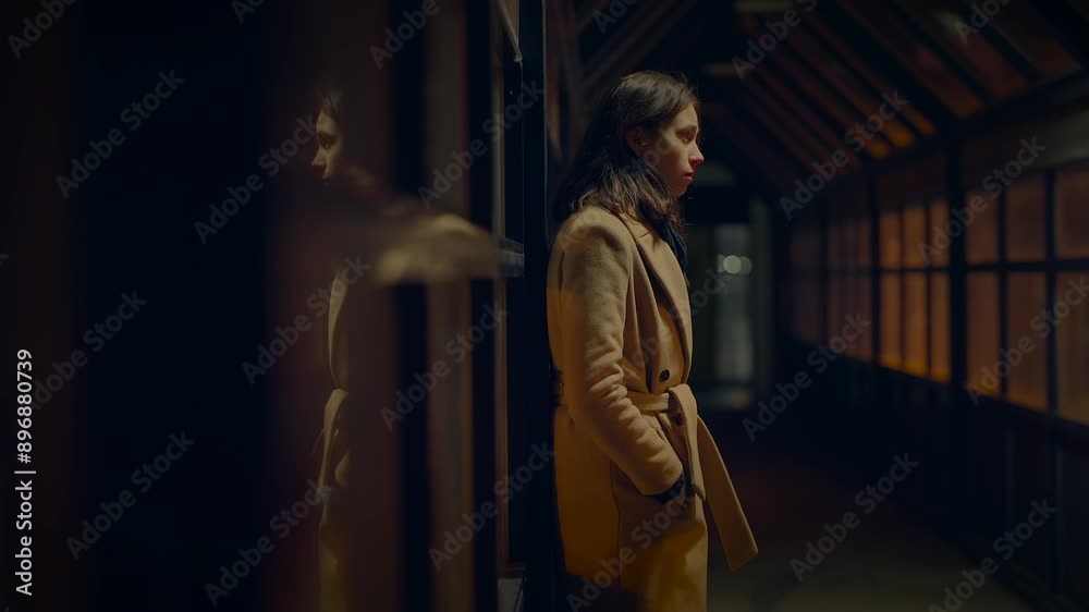 Experience city lights at night through a dreamy, defocused window for an abstract cityscape view Experience city lights at night through a dreamy, defocused window for an abstract cityscape view