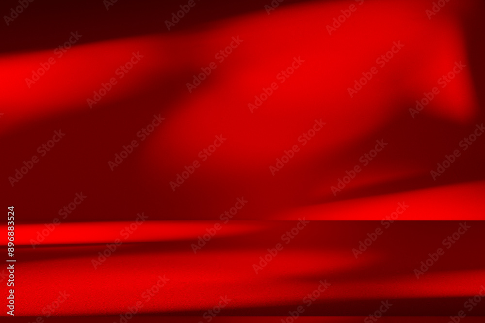 Studio style background wall decoration presentation uses white and red tones. with shadows cast from a nearby window, concept creating a decorative backdrop. Studio style background wall decoration presentation uses white and red tones. with shadows cast from a nearby window, concept creating a decorative backdrop.
