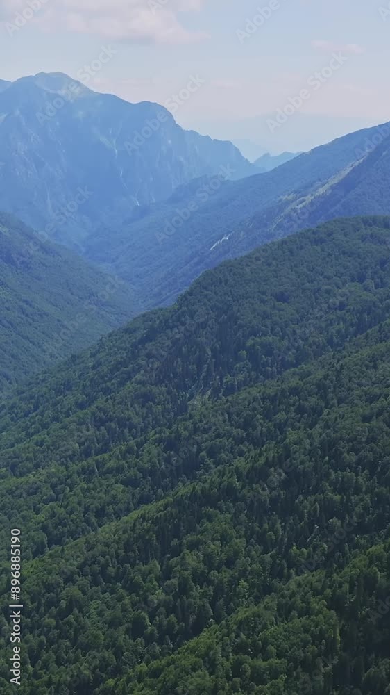 Aerial view of beautiful Albania landscape Aerial view of beautiful Albania landscape