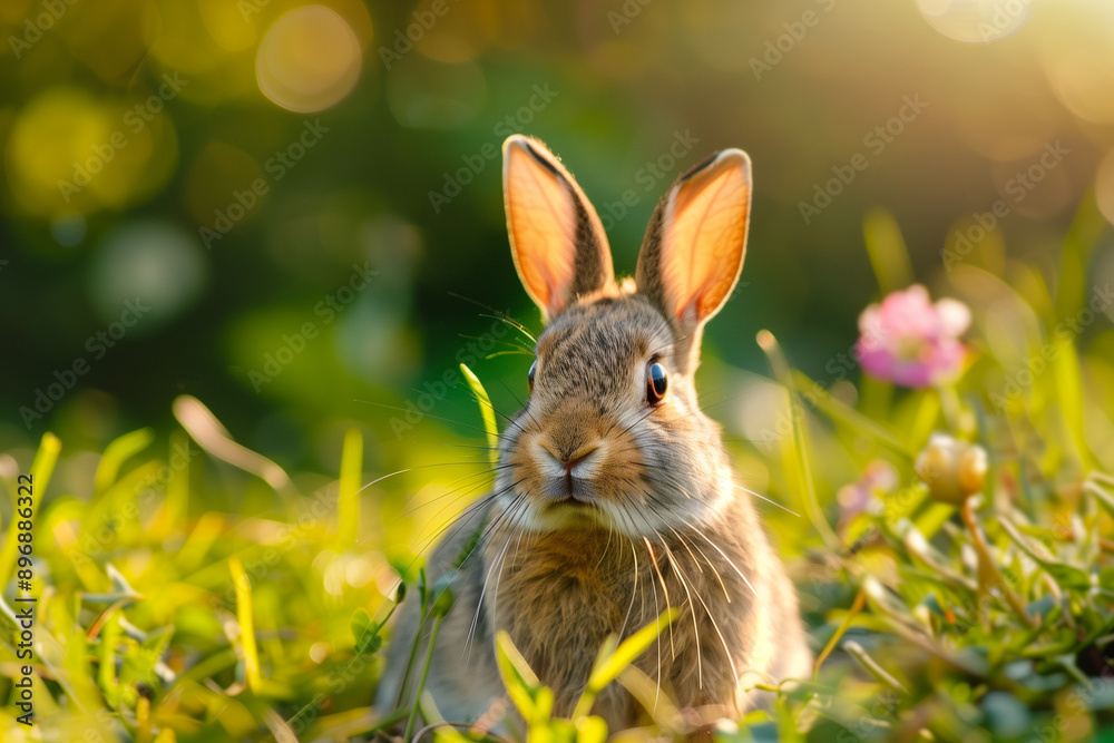 Funny rabbit portrait Funny rabbit portrait