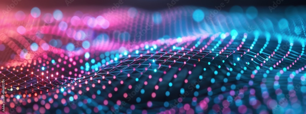 Reflective surface, holographic tunable smart material, dark background, futuristic technology Reflective surface, holographic tunable smart material, dark background, futuristic technology