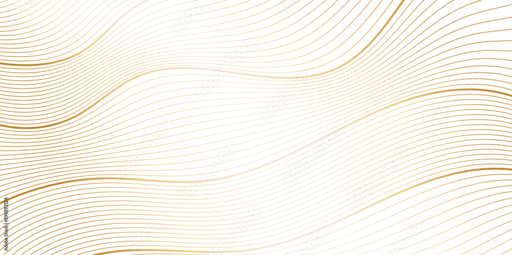 Abstract golden linear background. Digital future technology concept. Abstract gold dynamic curve lines wave background and abstract gradient and gold wave curve lines. Abstract golden linear background. Digital future technology concept. Abstract gold dynamic curve lines wave background and abstract gradient and gold wave curve lines.