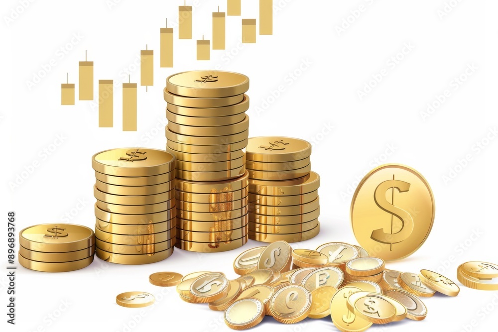 Conceptual Finance Illustration created with Generative AI Conceptual Finance Illustration created with Generative AI