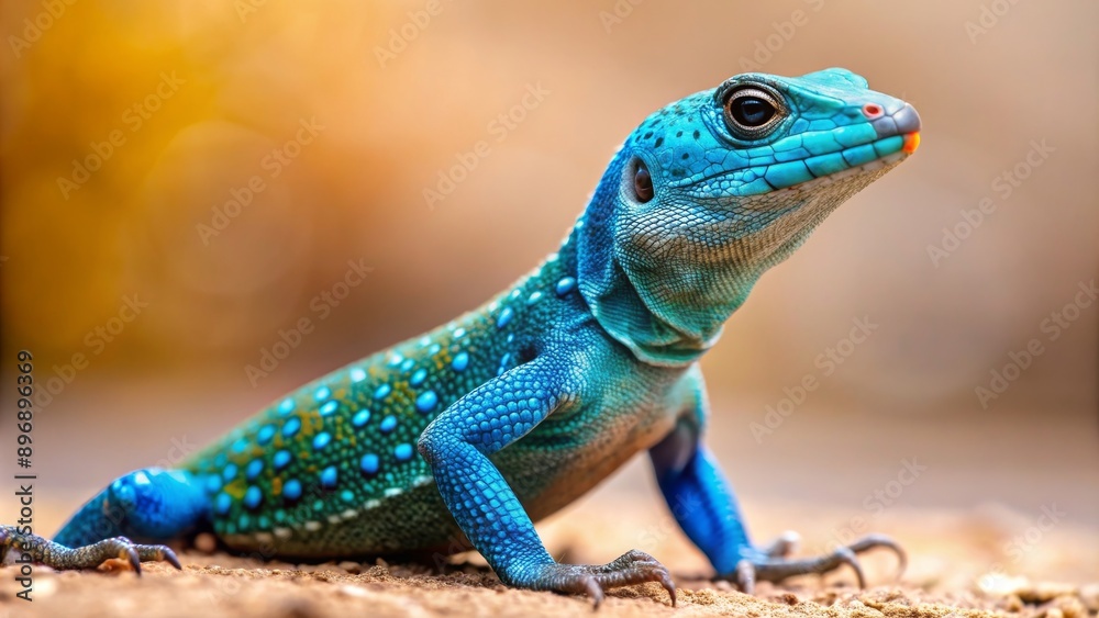 Blue lizard with green spots standing on hind legs, lizard, blue, green, spots, standing, hind legs, reptile, unique, exotic Blue lizard with green spots standing on hind legs, lizard, blue, green, spots, standing, hind legs, reptile, unique, exotic