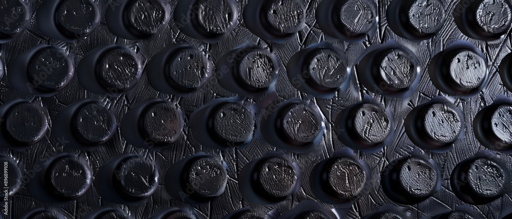 Panoramic close-up, high detail scan of rubber grip texture, Generative AI Panoramic close-up, high detail scan of rubber grip texture, Generative AI