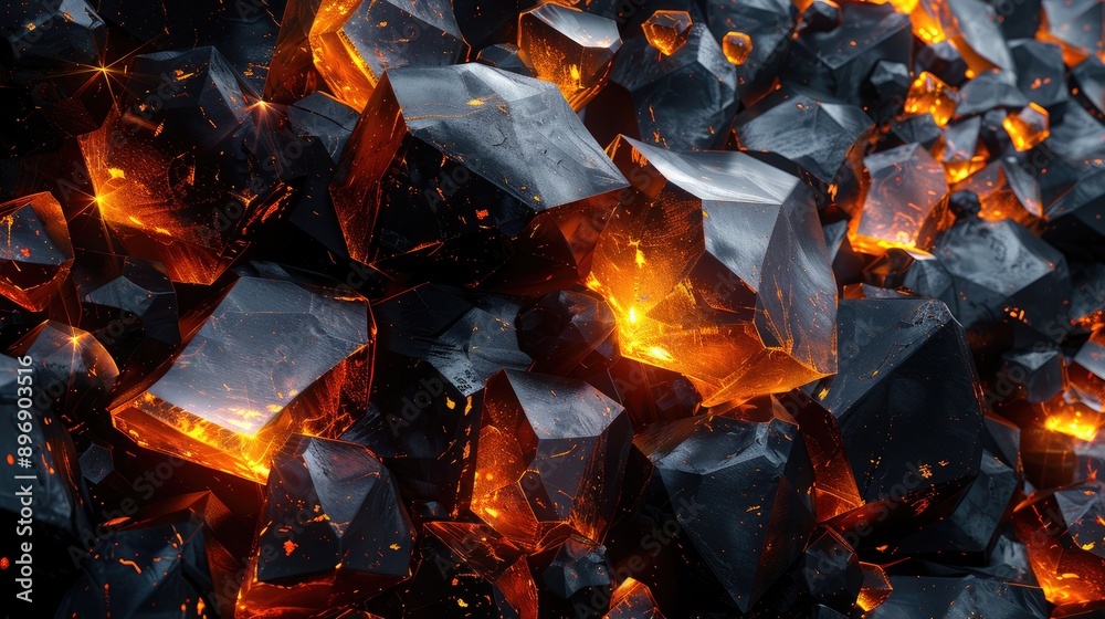 black and yellow abstract background made of glass shards, with an impressive depth effect black and yellow abstract background made of glass shards, with an impressive depth effect