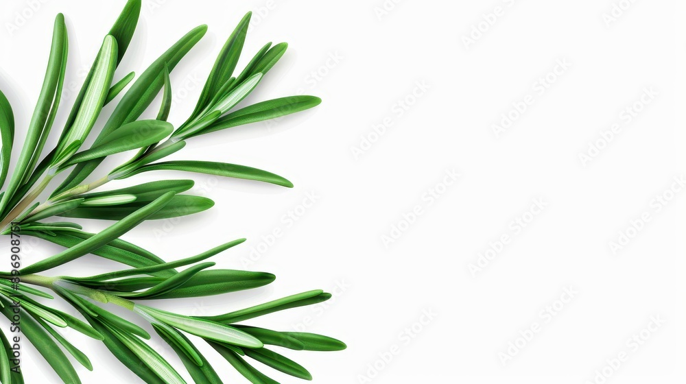 Naklejka premium Refresh your recipes with the aromatic essence of rosemary. A staple in Mediterranean cuisine for its unique flavor.