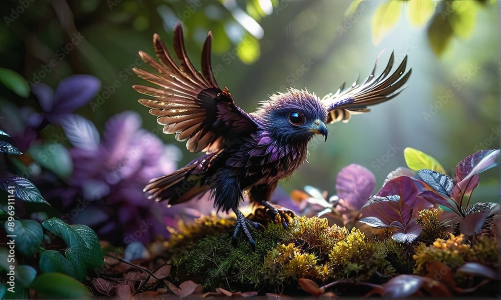 Obraz premium Mystical Raven