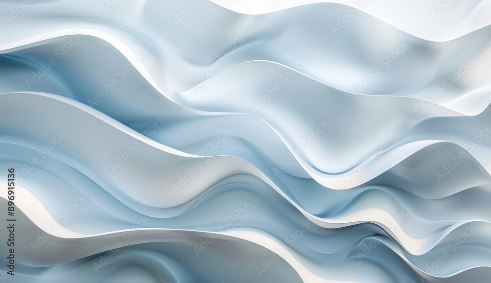 Abstract Blue Waves Background Abstract Blue Waves Background