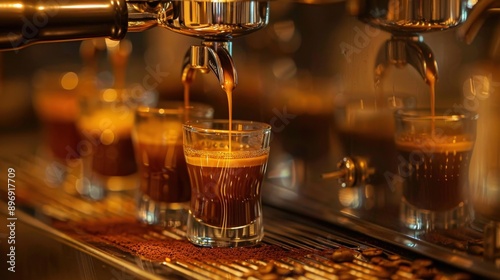 Espresso is the base for many popular coffee drinks. Discuss the key characteristics of a perfect espresso shot. How does it differ from regular coffee?"