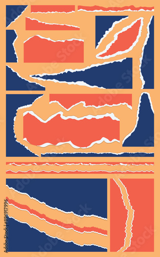 Torn papper