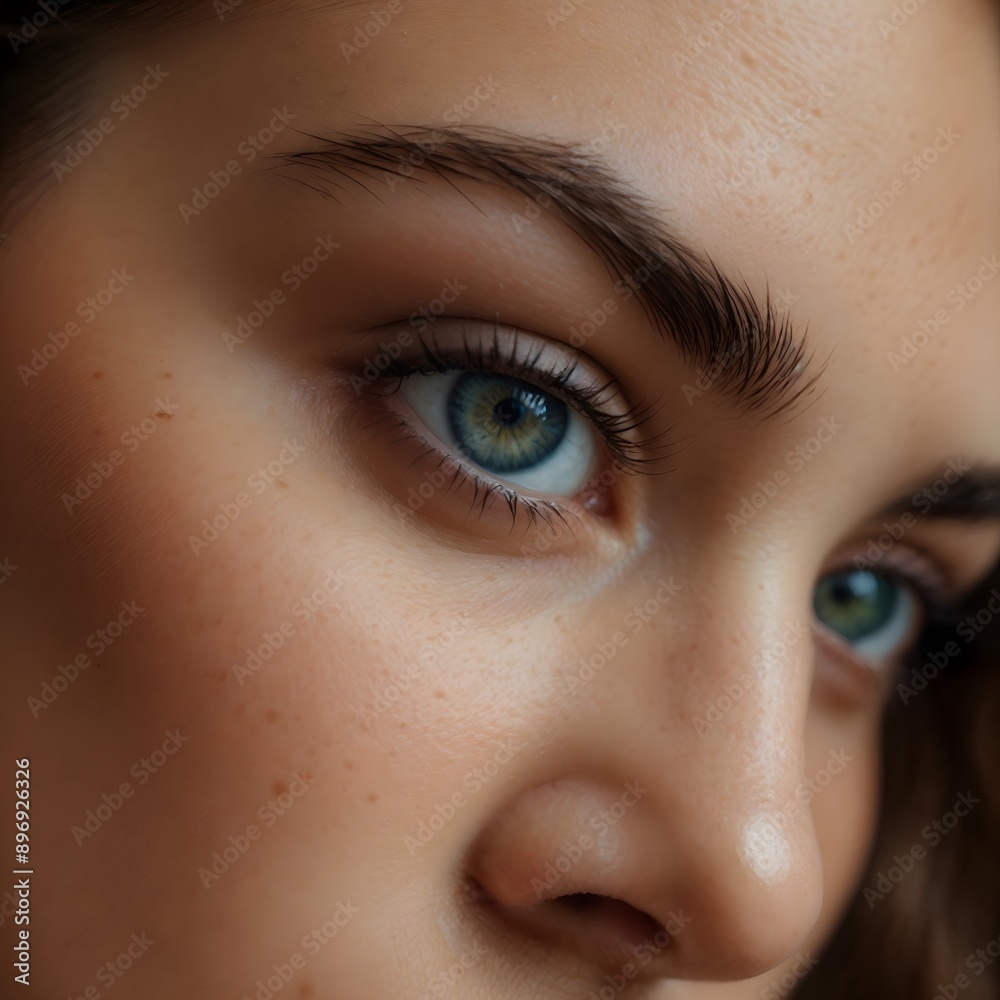 Fototapeta premium close up portrait of woman