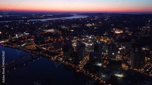 Wallpaper Mural View of Belgrade city traffic , capital of Serbia. Torontodigital.ca