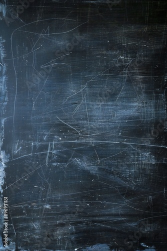 Clean and scratched chalkboard background Generative Ai