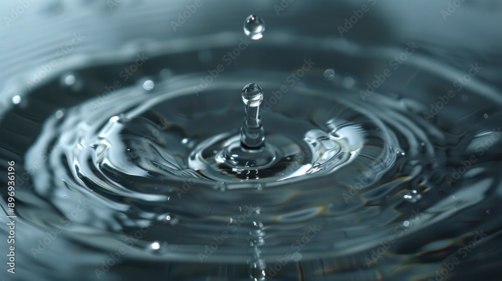 Water Drop Impact and Ripples