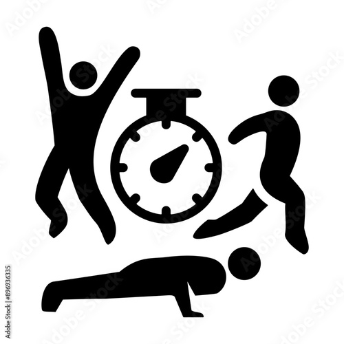 High Intensity Interval Training Icon